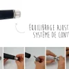 Couteau santoku De Buyer FK2 17cm équilibrage ajustable inédit