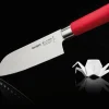 Couteau santoku DICK Red Spirit acier inoxydable 18cm manche rouge