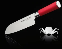 Couteau santoku DICK Red Spirit acier inoxydable 18cm manche rouge