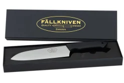 Couteau santoku Fallkniven Chef's Knife K2 lame 17,5cm manche thermorun noir