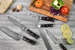 Couteau santoku Fukito Ebène X50 18cm