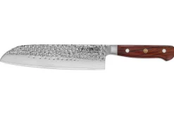 Couteau santoku Fukito Rosewood Damas 67 couches 18cm