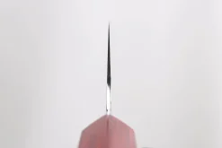 Couteau santoku japonais artisanal Kei Kobayashi SG2 Damas Heptagone 17cm