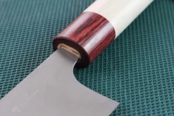 Couteau santoku japonais artisanal Masakage Kiri 16.5cm damas 49 couches