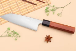 Couteau santoku japonais artisanal Shibata Koutetsu AS 16,5cm