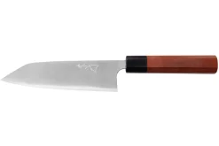 Couteau santoku japonais artisanal Shibata Koutetsu AS 16,5cm