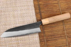 Couteau santoku japonais artisanal Yoshimi Kato AS Brut 16,5cm