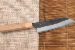 Couteau santoku japonais artisanal Yoshimi Kato AS Brut 16,5cm