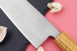 Couteau santoku japonais artisanal Wusaki Migaki G3 16,5cm