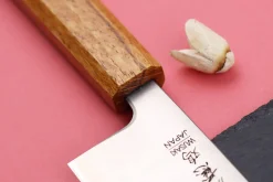 Couteau santoku japonais artisanal Wusaki Migaki G3 16,5cm