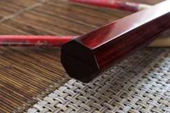 Couteau santoku japonais artisanal Kei Kobayashi SG2 Heptagone 17cm