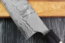 Couteau santoku japonais artisanal Masakage Shimo 17cm Shirogami
