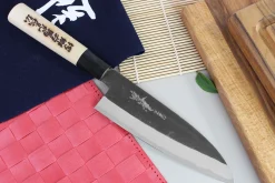 Couteau santoku japonais artisanal Yoshihiro Kogeta White 2 steel 18cm