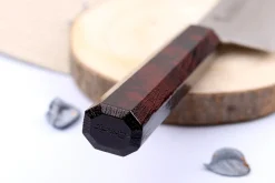 Couteau santoku japonais 17cm Sakai Takayuki Nanairo Wine Damas VG10