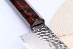Couteau santoku japonais 17cm Sakai Takayuki Nanairo Wine Damas VG10