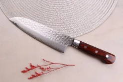 Couteau santoku japonais 18cm Sakai Takayuki Damascus Western 33 couches