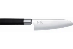 Couteau Santoku japonais KAI Wasabi Black lame 16.5cm