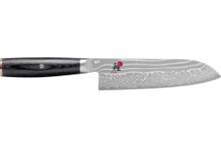 Couteau santoku japonais Miyabi 5000FCD lame 18cm damas 48 couches manche pakkawood