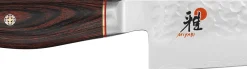 Couteau santoku japonais Miyabi 6000MCT lame martelée 18cm + manche en Pakka