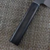 Couteau santoku japonais Shizu Hamono Yamato martelé 18cm manche sombre
