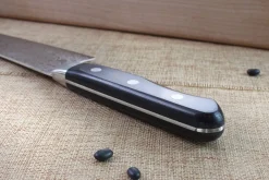 Couteau santoku japonais Tsunehisa VG10 Damascus 45 couches 16.5cm