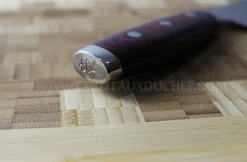 Couteau santoku japonais Yaxell SUPERGOU 16.5cm damas 161 couches
