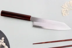 Couteau santoku kiritsuke 18cm japonais artisanal Hado Ginsan Kijiro