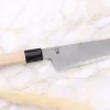 Couteau santoku kiritsuke 18cm japonais artisanal Sakai Kikumori Kikuzuki Rin