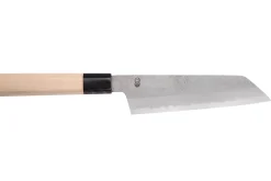 Couteau santoku kiritsuke 18cm japonais artisanal Sakai Kikumori Kikuzuki Rin