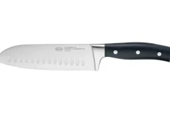 Couteau santoku Rösle Tradition lame alvéolée 17,5cm