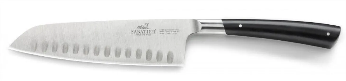 Couteau santoku Sabatier Edonist forgé 18cm fabrication française