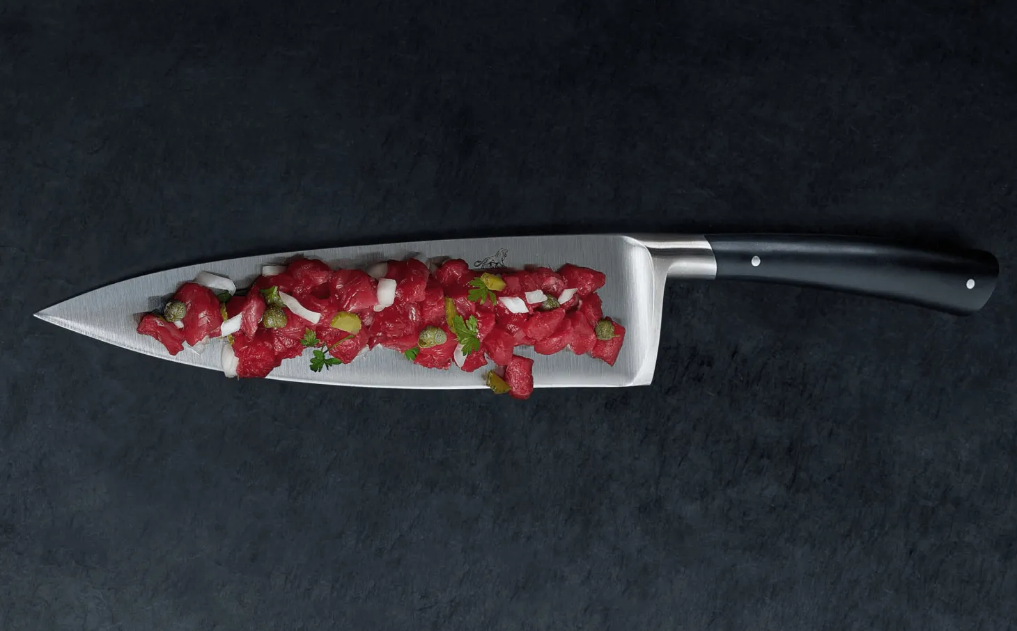 Couteau santoku Sabatier Edonist forgé 18cm fabrication française