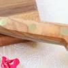 Couteau santoku Sabatier Éléphant Idéal Forgé 17cm manche en olivier
