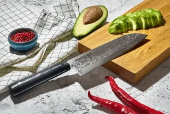 Couteau santoku Samura Damascus 67 VG10 damas 17,5cm