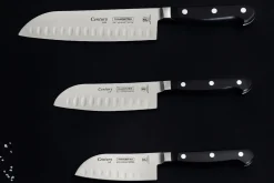 Couteau santoku Tramontina Century lame forgée 13cm manche polycarbonate noir