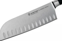 Couteau santoku Wüsthof Classic Ikon forgé lame alvéolée 17cm
