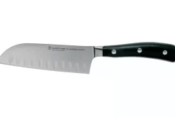 Couteau santoku Wüsthof Classic Ikon forgé lame alvéolée 14cm