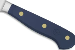 Couteau santoku Wüsthof Classic Colour Wild Blueberry forgé lame alvéolée 17cm