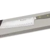 Couteau santoku Wusthof Classic Colour Velvet Oyster forgé lame alvéolée 17cm