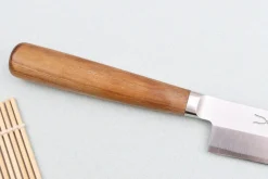Couteau à sashimi japonais forgé Tadafusa Hocho Kobo lame SLD 3 couches 21cm manche en noyer