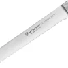 Couteau à saucisson Wüsthof Classic Ikon Blanc forgé lame crantée 14cm