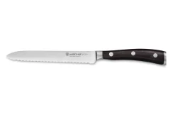 Couteau à saucisson Wüsthof Ikon forgé 14cm en bois de grenadille
