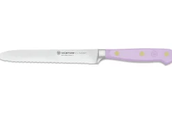 Couteau à saucisson Wusthof Classic Colour Purple Yam forgé lame crantée 14cm