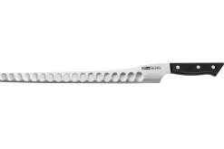 Couteau à saumon alvéolé dos courbé japonais Glestain SO Series 31cm