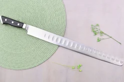 Couteau à saumon alvéolé japonais Glestain K Series 36cm
