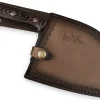 Couteau serbe Samura Mad Bull 18cm manche en G10 et carbone rouge et blanc