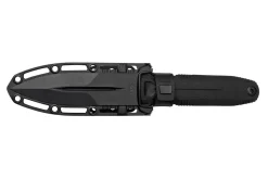 Couteau SOG Pentagon FX Covert SGPENTFXCOVBK lame 7,6cm manche en G10 noir avec étui