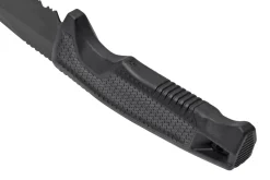 Couteau SOG Recondo FX SGRECONDOFXSBK lame dentée 11,7cm manche en caoutchouc noir + étui
