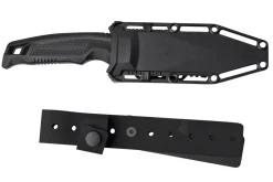 Couteau SOG Recondo FX SGRECONDOFXSBK lame dentée 11,7cm manche en caoutchouc noir + étui