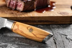 Couteau à steak Fukito Olive Damas 14Cr 12cm